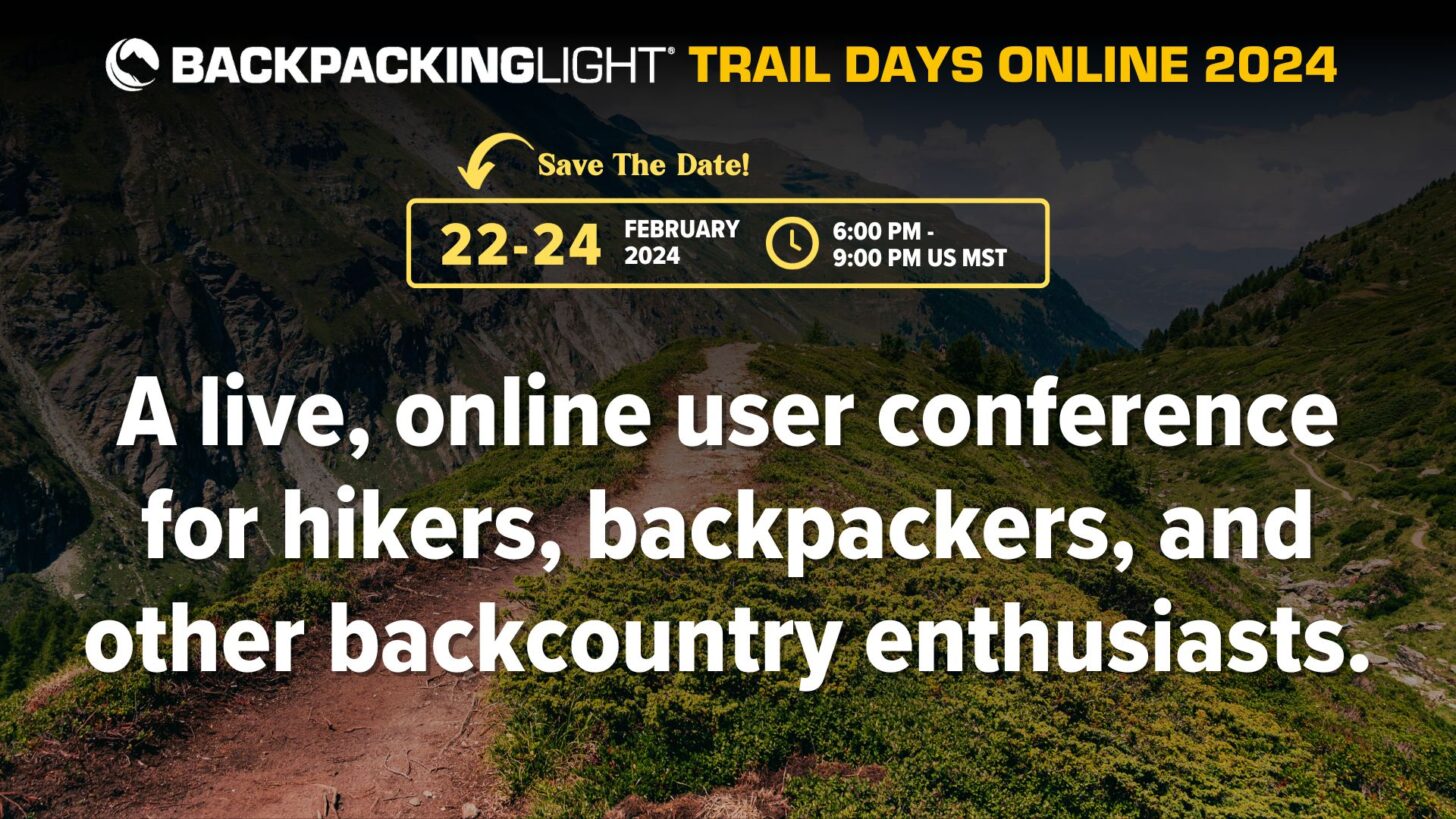 backpacking light trail days online 2024