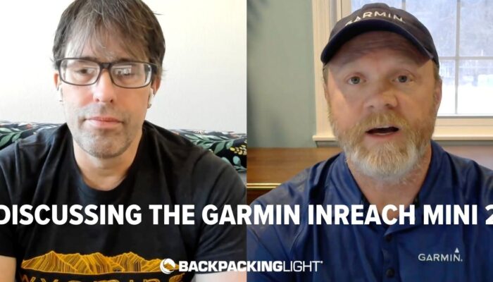 ryan jordan and chip noble on a video call discussing the garmin inreach mini 2