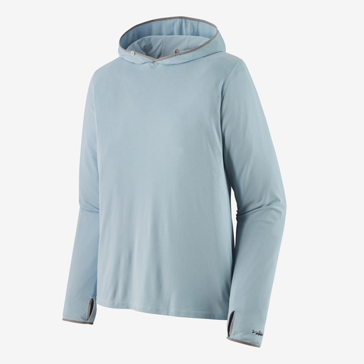 a women's blue hoodie with a zipper