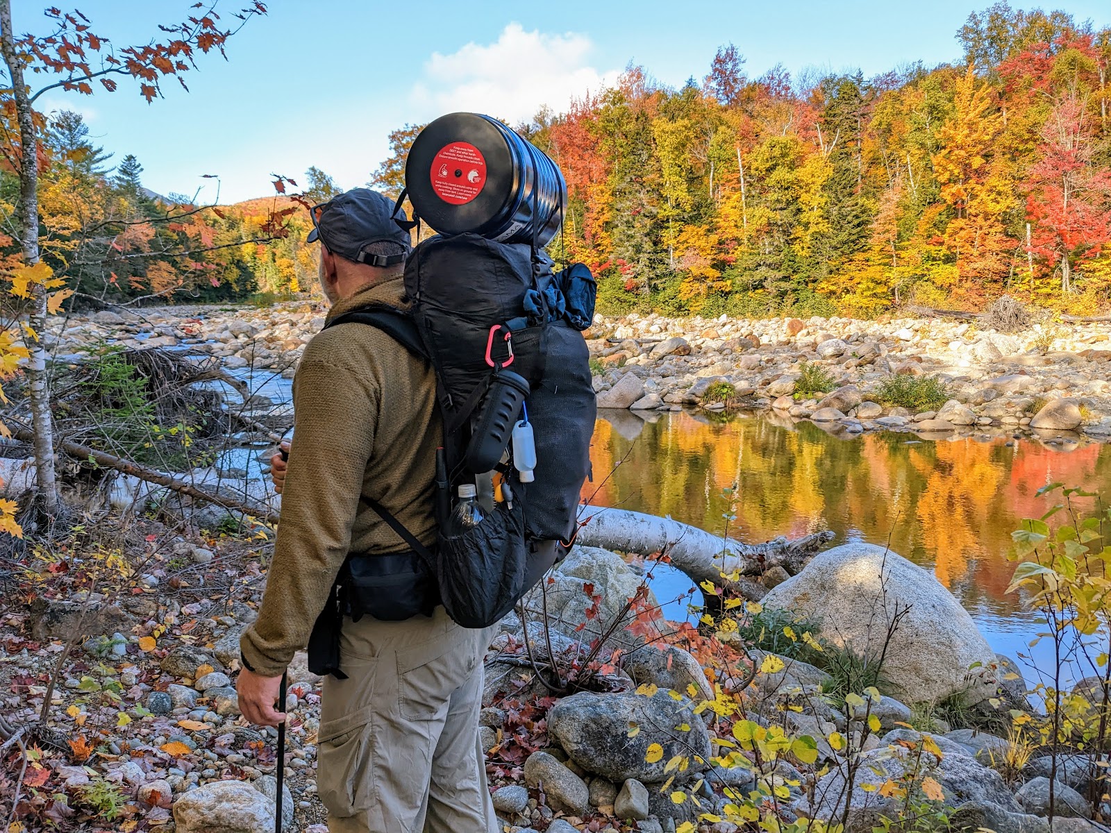 Man with backpack